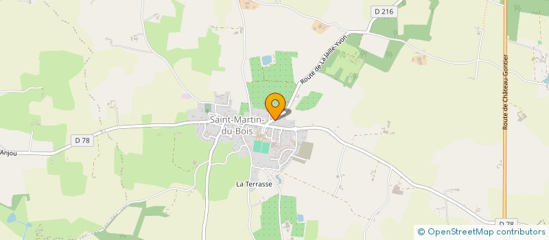 localisation de l'entreprise MADAME FLORE BRUNELIERE  SEGRE-EN-ANJOU BLEU