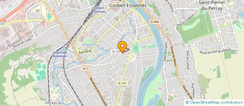 localisation de l'entreprise MADAME FLORE CAPELIER à CORBEIL-ESSONNES