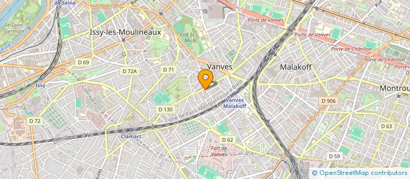 localisation de l'entreprise MADAME FLORE CARVAS  VANVES