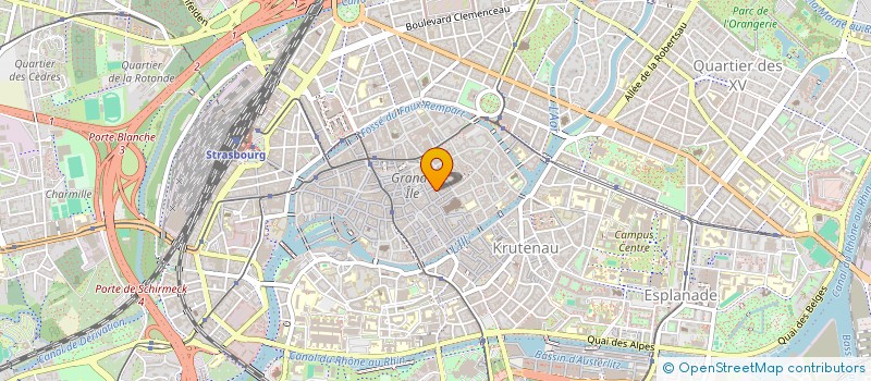 localisation de l'entreprise MADAME FLORE CAZALIS à STRASBOURG