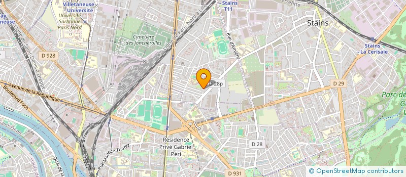 localisation de l'entreprise MADAME FLORE CHAPON à PIERREFITTE-SUR-SEINE