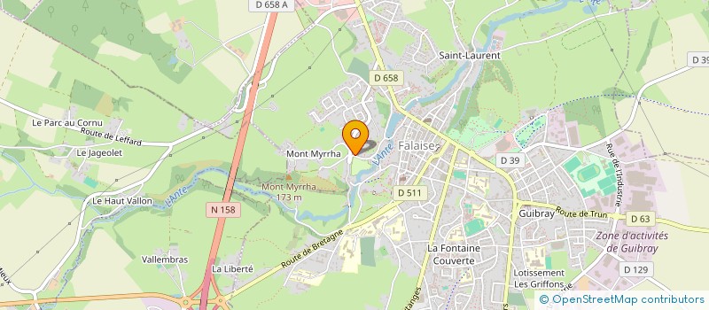 localisation de l'entreprise MADAME FLORE CHATEL  THURY-HARCOURT-LE-HOM