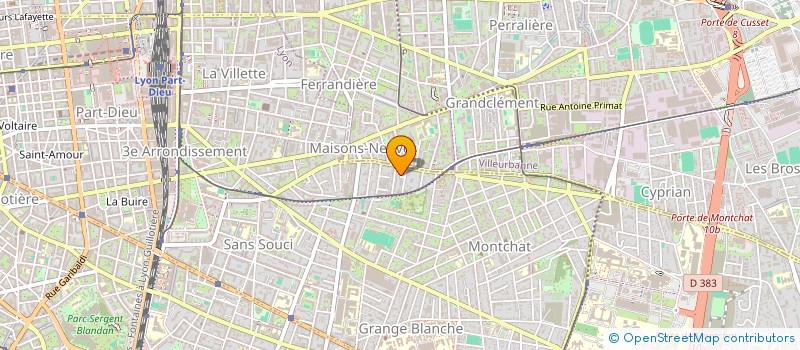 localisation de l'entreprise MADAME FLORE CHIAVERINA  LYON