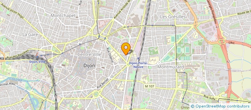 localisation de l'entreprise MADAME FLORE CONREUR à DIJON