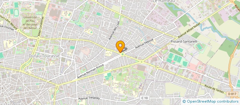 localisation de l'entreprise MADAME FLORE COUTY à PAU