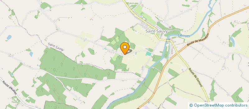 localisation de l'entreprise MADAME FLORE DE CHIREE  SAINT-SAUVY