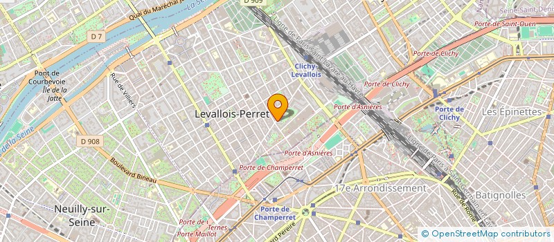 localisation de l'entreprise MADAME FLORE DEBARGE à LEVALLOIS-PERRET