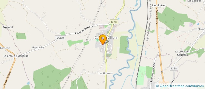 localisation de l'entreprise MADAME FLORE DELANNOY  COQUAINVILLIERS