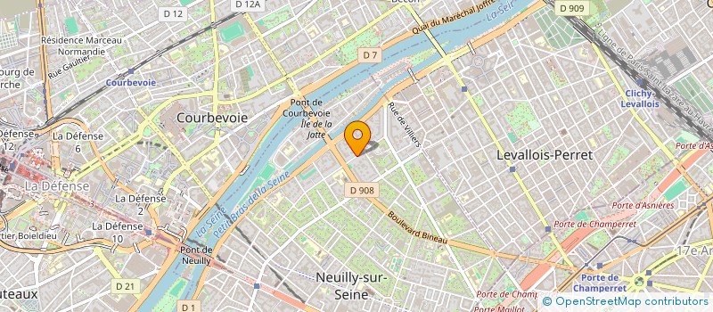localisation de l'entreprise MADAME FLORE DERONZIER à NEUILLY-SUR-SEINE