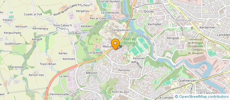 localisation de l'entreprise MADAME FLORE ECOLAN à BREST
