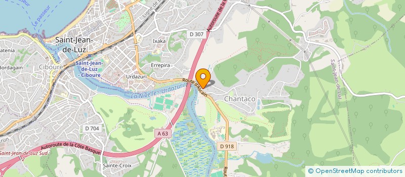 localisation de l'entreprise MADAME FLORE ESTIENNE à SAINT-JEAN-DE-LUZ