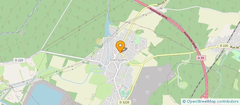 localisation de l'entreprise MADAME FLORE FILLEY  DAMPARIS