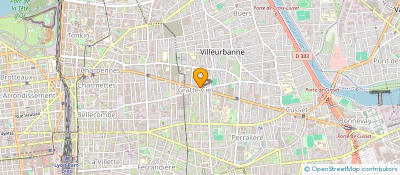 localisation de l'entreprise MADAME FLORE GAMET  VILLEURBANNE