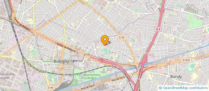 localisation de l'entreprise MADAME FLORE GERAN  BOBIGNY