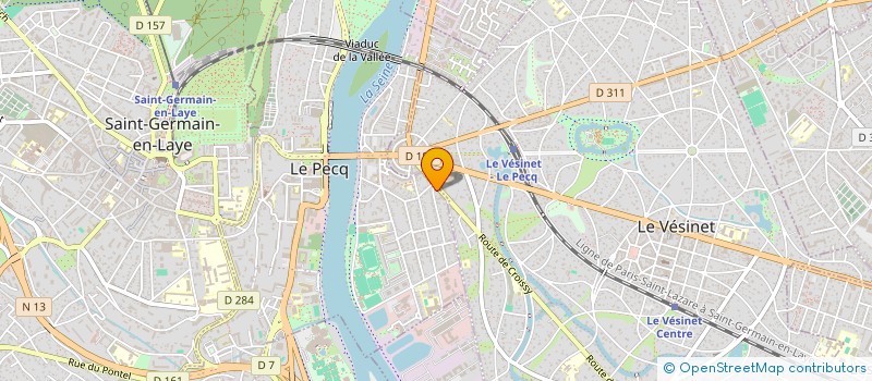 localisation de l'entreprise MADAME FLORE GODY  LE PECQ