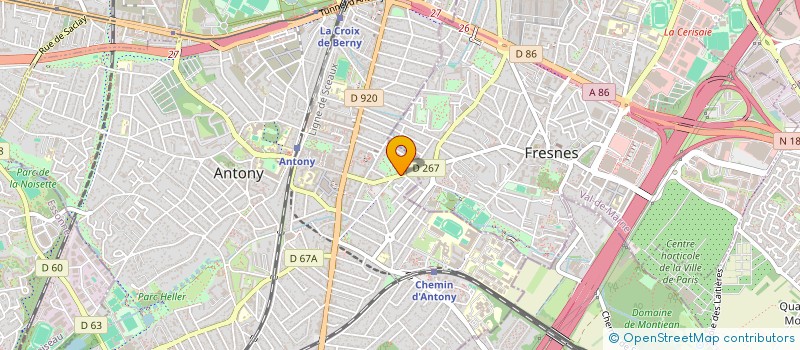 localisation de l'entreprise MADAME FLORE GUEGAND à ANTONY