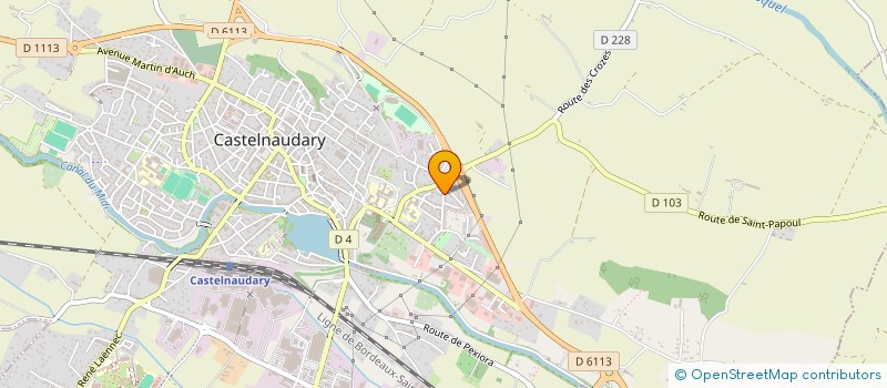 localisation de l'entreprise MADAME FLORE GUEYDON DE DIVES  CASTELNAUDARY