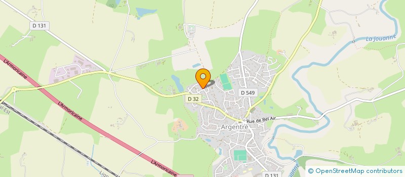 localisation de l'entreprise MADAME FLORE HUET  ARGENTRE