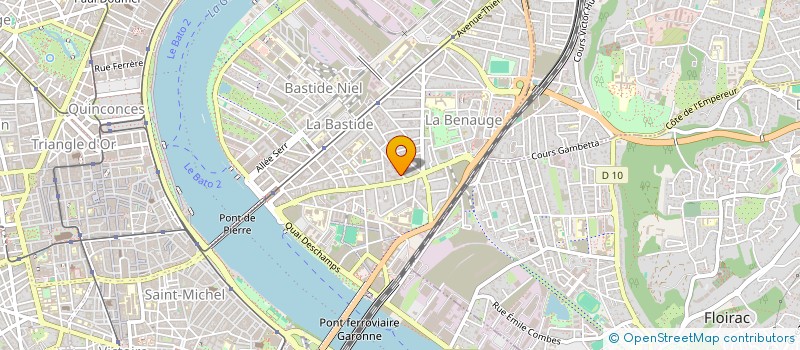 localisation de l'entreprise MADAME FLORE HUGUET  BORDEAUX