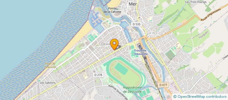 localisation de l'entreprise MADAME FLORE ITSEMBOU GUINET à DEAUVILLE