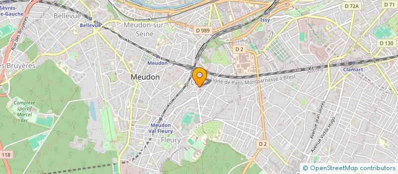 localisation de l'entreprise MADAME FLORE JAMET à MEUDON