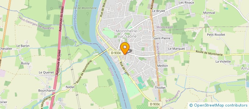 localisation de l'entreprise MADAME FLORE LAFOREST à MONTMERLE-SUR-SAONE