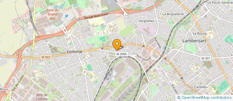 localisation de l'entreprise MADAME FLORE LEJEUNE à LILLE