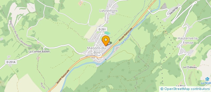 localisation de l'entreprise MADAME FLORE LISOVOSKI  MAISONS-DU-BOIS-LIEVREMONT