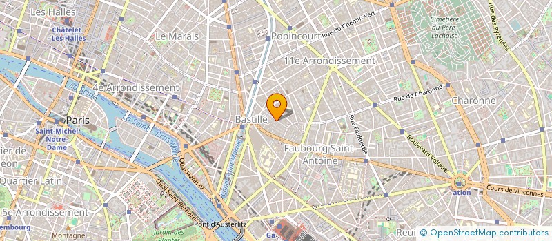 localisation de l'entreprise MADAME FLORE LOIDON à PARIS