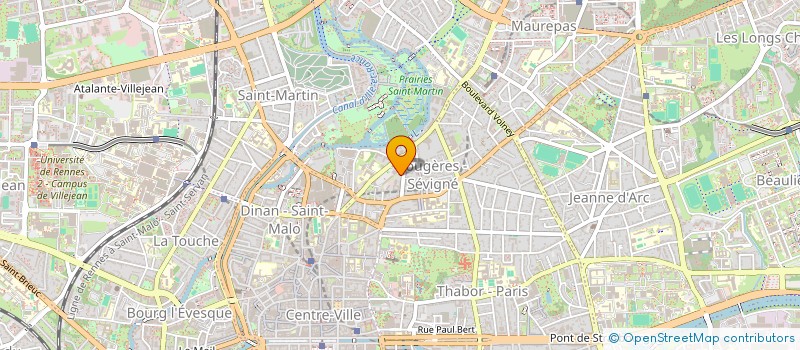 localisation de l'entreprise MADAME FLORE MARTIN  RENNES