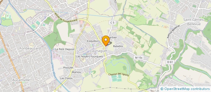 localisation de l'entreprise MADAME FLORE MAZZONETTO à LAUNAGUET