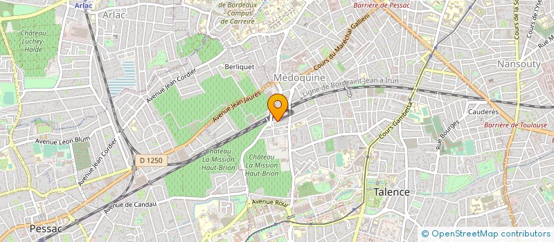 localisation de l'entreprise MADAME FLORE MICHE  TALENCE