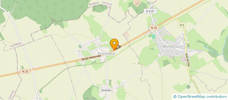 localisation de l'entreprise MADAME FLORE MONTAIGNE  MONDICOURT