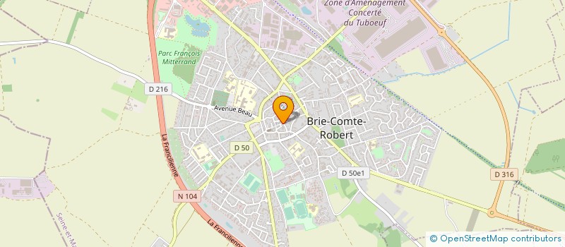 localisation de l'entreprise MADAME FLORE NGUYEN à BRIE-COMTE-ROBERT