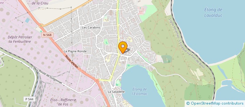 localisation de l'entreprise MADAME FLORE PAREDES  FOS-SUR-MER