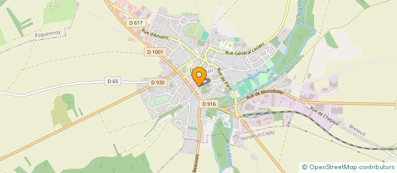 localisation de l'entreprise MADAME FLORE PEZIER  BRETEUIL