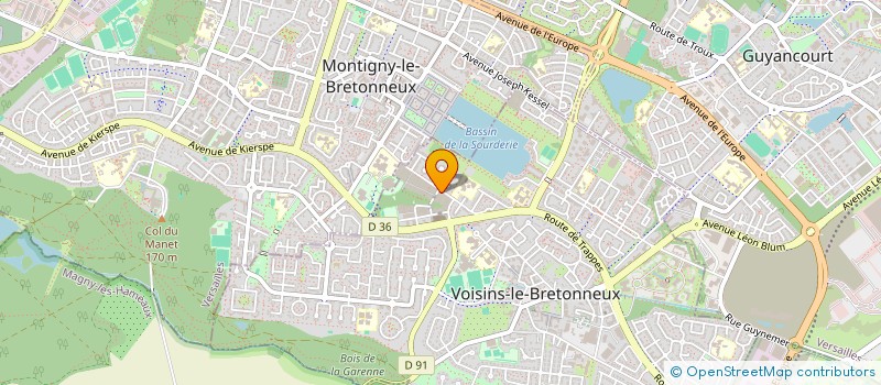 localisation de l'entreprise MADAME FLORE PONCE  VOISINS-LE-BRETONNEUX