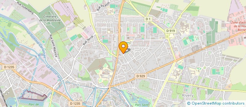 localisation de l'entreprise MADAME FLORE QUERET  SAINT-SAUFLIEU