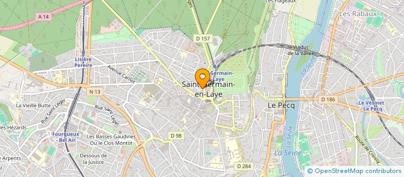 localisation de l'entreprise MADAME FLORE QUINIOU  SAINT-GERMAIN-EN-LAYE