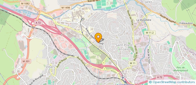 localisation de l'entreprise MADAME FLORE RATHIER  SAINT-PRIEST-EN-JAREZ