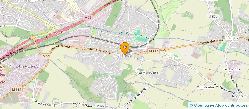 localisation de l'entreprise MADAME FLORE SAGNES  MONTRABE