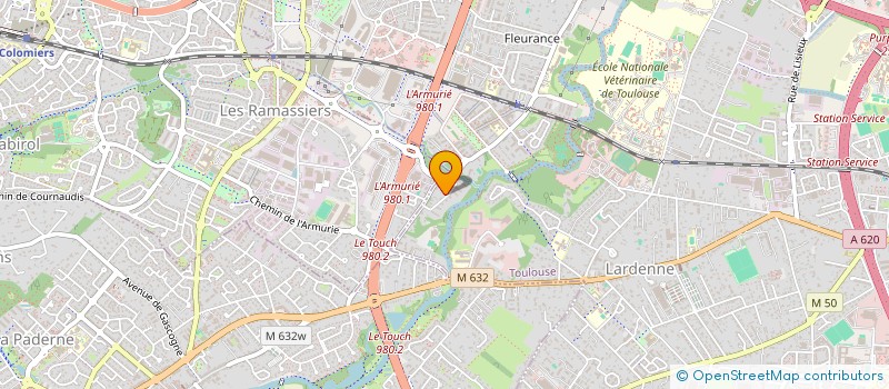 localisation de l'entreprise MADAME FLORE SANCHEZ  TOULOUSE