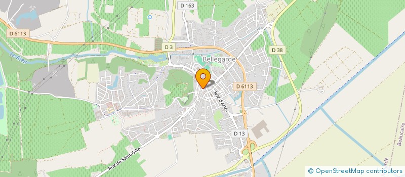 localisation de l'entreprise MADAME FLORE SOUBEIRAN  BELLEGARDE