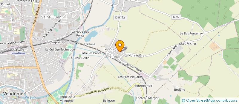 localisation de l'entreprise MADAME FLORE STOCKMER  AREINES