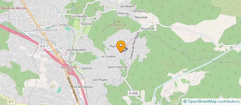 localisation de l'entreprise MADAME FLORE TUEL  LA BOUILLADISSE