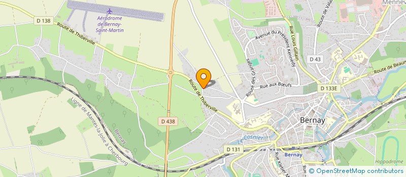 localisation de l'entreprise MADAME FLORE VAREA  BERNAY