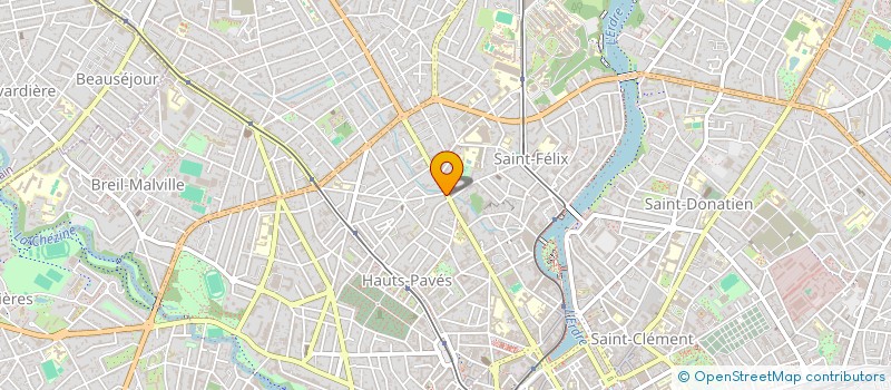 localisation de l'entreprise MADAME FLORE VIAUD à NANTES