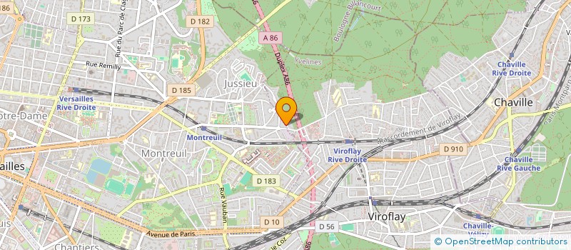 localisation de l'entreprise MADAME FLORELIA AUDEMARD D'ALANCON  VERSAILLES