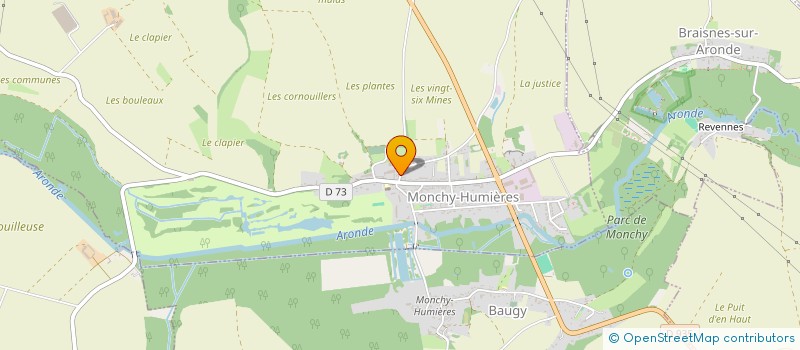 localisation de l'entreprise MADAME FLORELLA TRIPET  MONCHY-HUMIERES