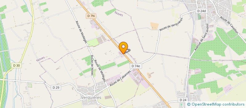 localisation de l'entreprise MADAME FLORELLE CAULIER  VERQUIERES